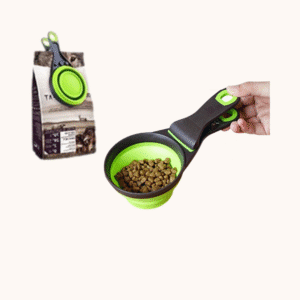 Cuchara medidora plegable de silicona