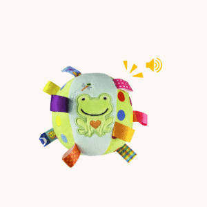 Pelota de peluche con sonido