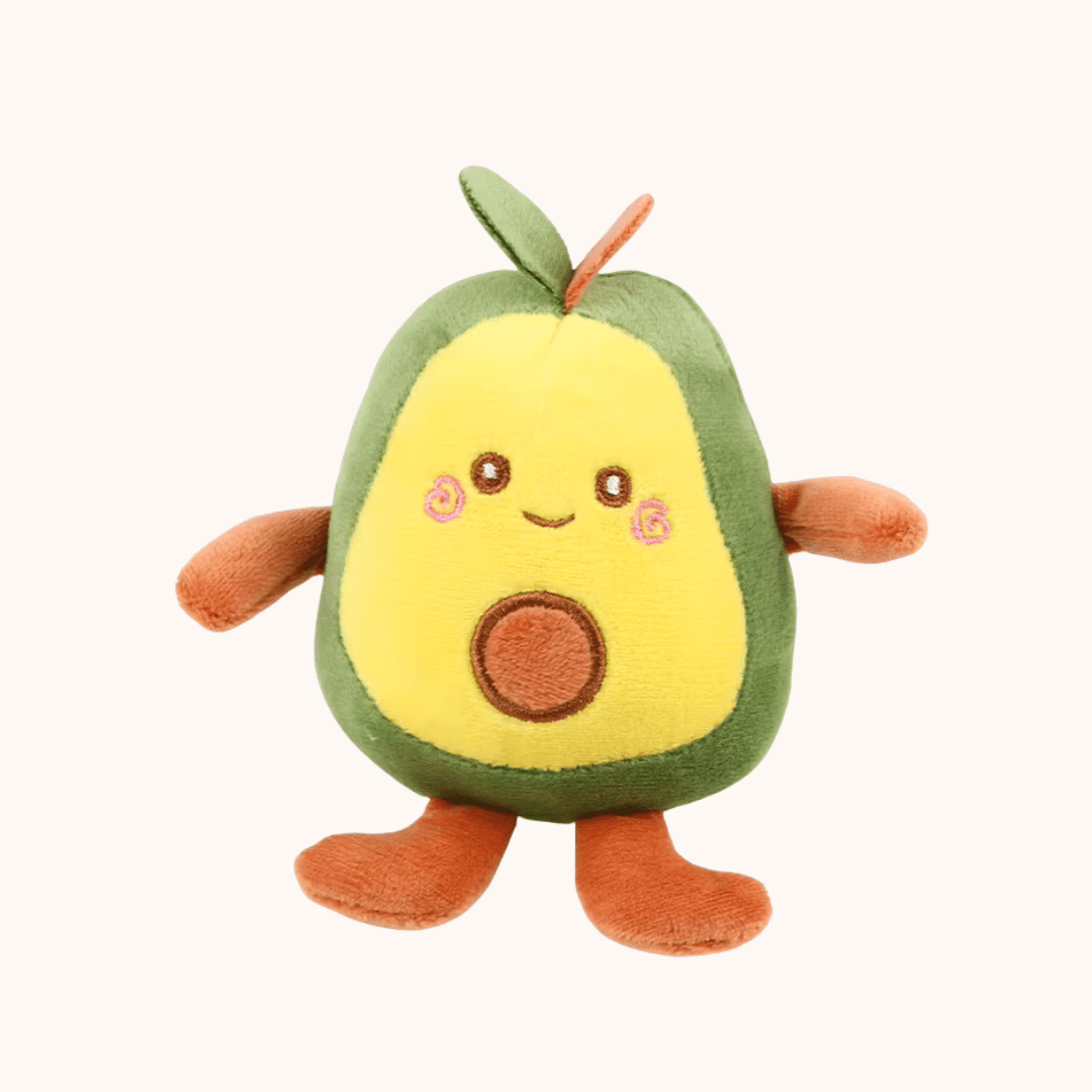 Juguete de peluche con forma de palta