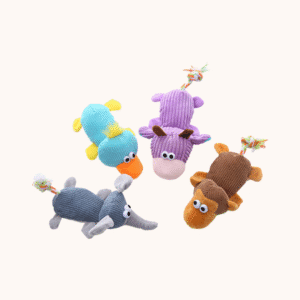 Juguete de peluche alargado animales